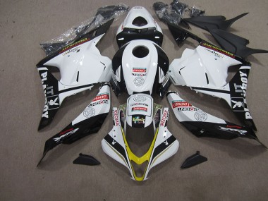 Carénage CBR 600 RR 09-12 - Blanc Noir DENSO RIZOMA