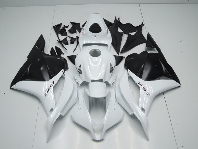 Carénage CBR 600 RR 09-12 - Blanc Noir Mat Carénage CBR 600 RR 09-12 - Blanc Noir Mat