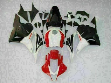 Carénage CBR 600 RR 09-12 - Blanc Noir Rouge