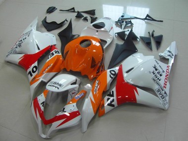 Carénage CBR 600 RR 09-12 - Blanc Nouveau Repsol