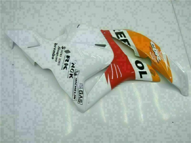 Carénage CBR 600 RR 09-12 - Blanc Orange Repsol Carénage CBR 600 RR 09-12 - Blanc Orange Repsol