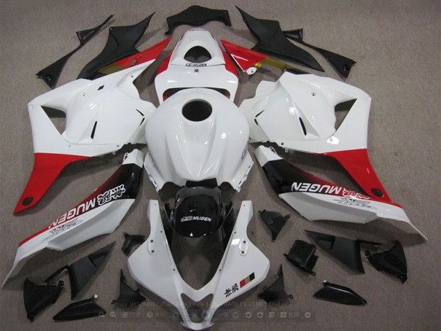 Carénage CBR 600 RR 09-12 - Blanc Rouge Noir Mugen Carénage CBR 600 RR 09-12 - Blanc Rouge Noir Mugen