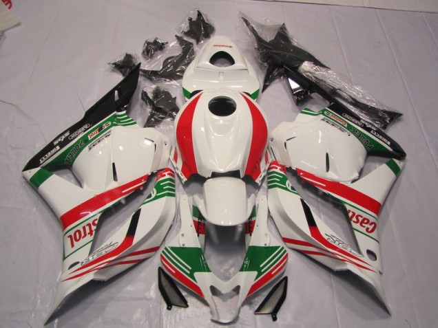 Carénage CBR 600 RR 09-12 - Blanc Vert Rouge