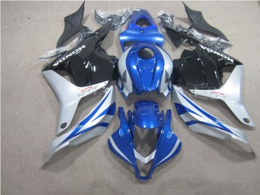 Carénage CBR 600 RR 09-12 - Bleu Argent Noir