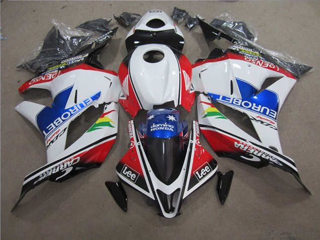 Carénage CBR 600 RR 09-12 - Bleu Blanc EUROBET Lee Carénage CBR 600 RR 09-12 - Bleu Blanc EUROBET Lee