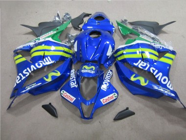 Carénage CBR 600 RR 09-12 - Bleu Blanc Movistar