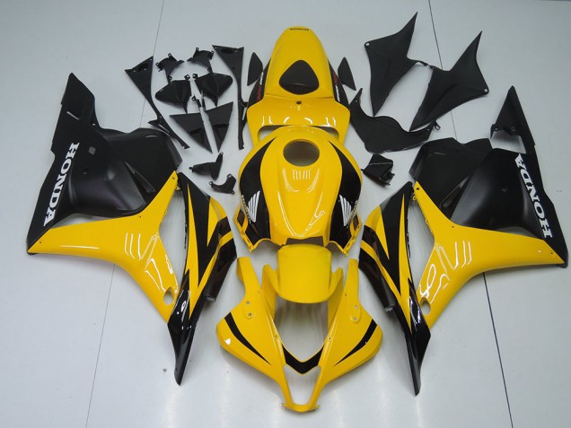 Carénage CBR 600 RR 09-12 - Jaune Noir