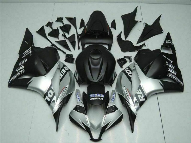 Carénage CBR 600 RR 09-12 - Noir Argent Repsol