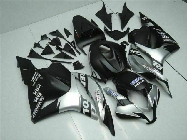 Carénage CBR 600 RR 09-12 - Noir Argent Repsol