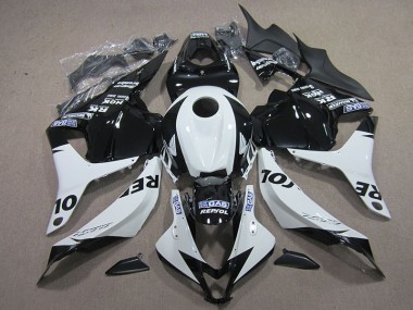Carénage CBR 600 RR 09-12 - Noir Blanc Repsol