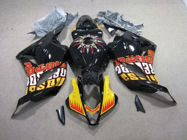 Carénage CBR 600 RR 09-12 - Noir Jaune