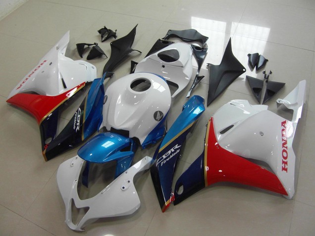 Carénage CBR 600 RR 09-12 - Noir Rouge Bleu