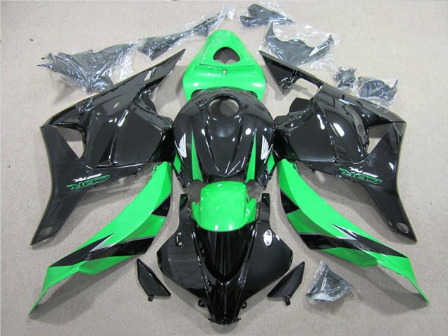 Carénage CBR 600 RR 09-12 - Noir Vert Carénage CBR 600 RR 09-12 - Noir Vert