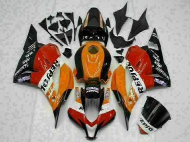 Carénage CBR 600 RR 09-12 - Orange Repsol
