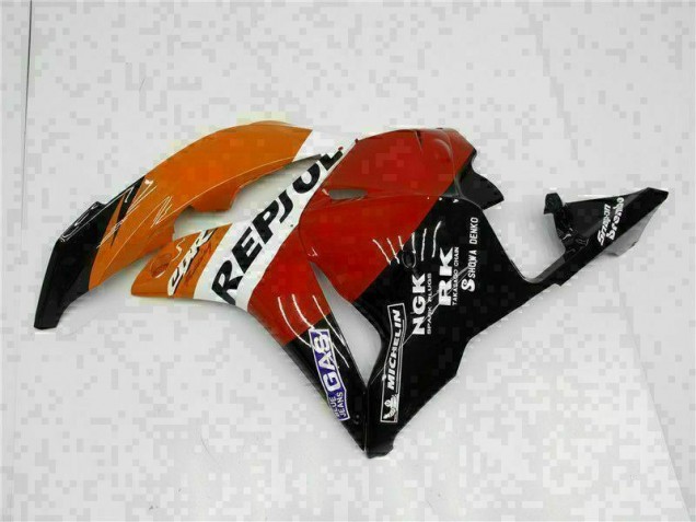 Carénage CBR 600 RR 09-12 - Orange Repsol