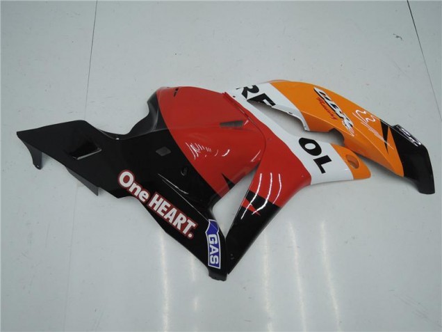 Carénage CBR 600 RR 09-12 - Orange Rouge Noir Repsol Carénage CBR 600 RR 09-12 - Orange Rouge Noir Repsol