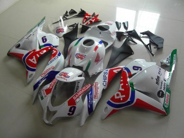 Carénage CBR 600 RR 09-12 - Rouge Blanc Pata