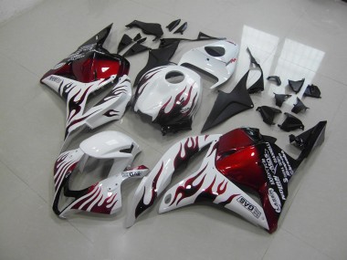 Carénage CBR 600 RR 09-12 - Rouge Noir Flamme