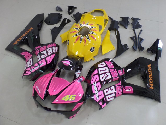Carénage CBR 600 RR 13-21 - Jaune Rose Rossi Carénage CBR 600 RR 13-21 - Jaune Rose Rossi