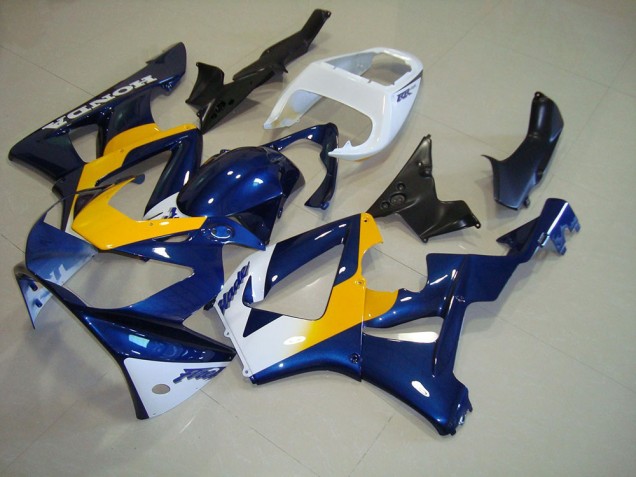 Carénage CBR 900 RR 929 00-01 - Bleu Foncé Jaune Blanc Carénage CBR 900 RR 929 00-01 - Bleu Foncé Jaune Blanc