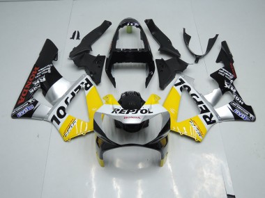 Carénage CBR 900 RR 929 00-01 - Jaune Argent Noir Repsol