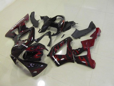 Carénage CBR 900 RR 929 00-01 - Noir Rouge Flamme