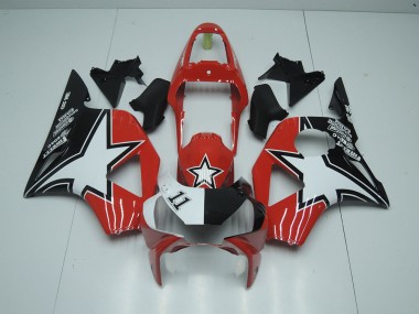 Carénage CBR 900 RR 954 02-03 - Noir Rouge Étoile