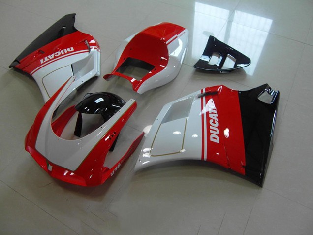 Carénage Ducati 748 916 996 996S 93-05 - Rouge Blanc Carénage Ducati 748 916 996 996S 93-05 - Rouge Blanc
