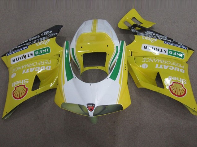 Carénage Ducati 748 93-05 - Jaune Shell Info Strrda Carénage Ducati 748 93-05 - Jaune Shell Info Strrda