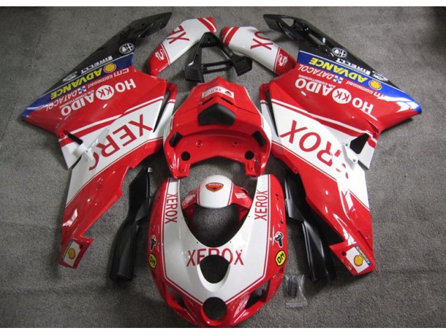 Carénage Ducati 749 05-06 - Rouge Blanc Xerox