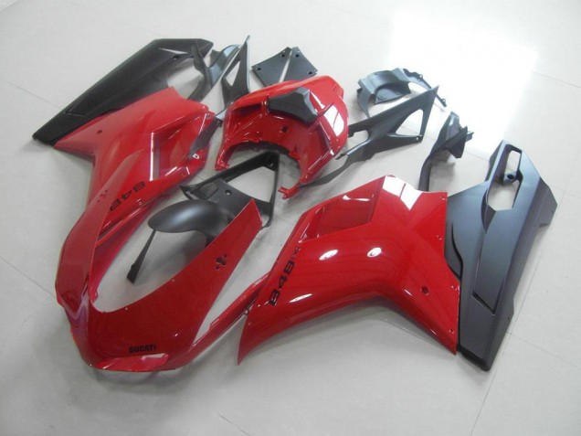 Carénage Ducati 848 1098 1198 07-14 - Rouge Noir Carénage Ducati 848 1098 1198 07-14 - Rouge Noir