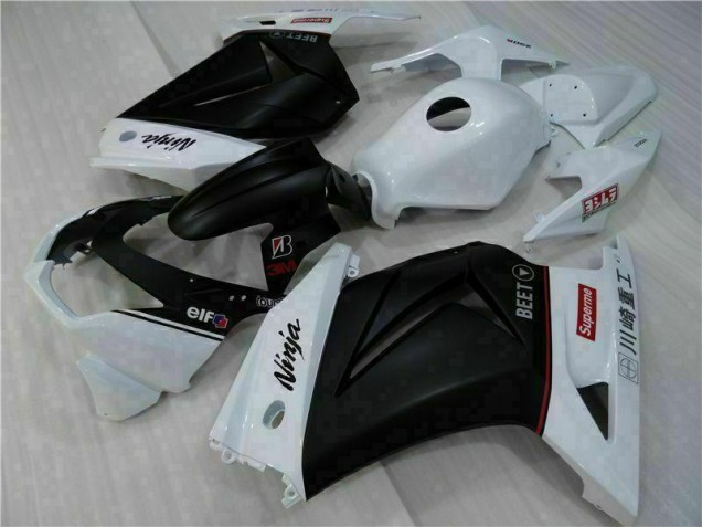 Carénage EX250 08-12 - Blanc Noir Ninja