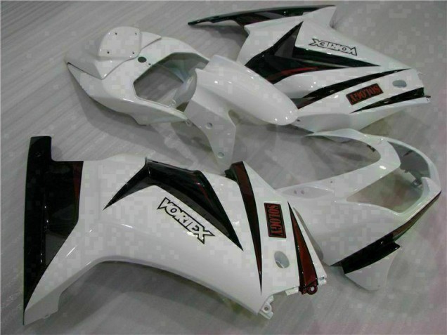 Carénage EX250 08-12 - Blanc Noir