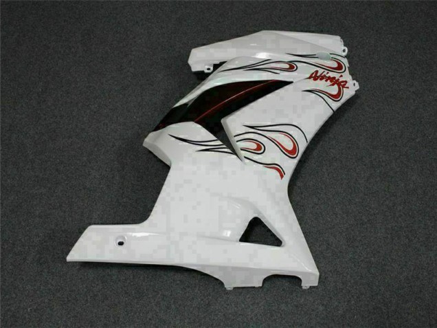 Carénage EX250 08-12 - Blanc Rouge