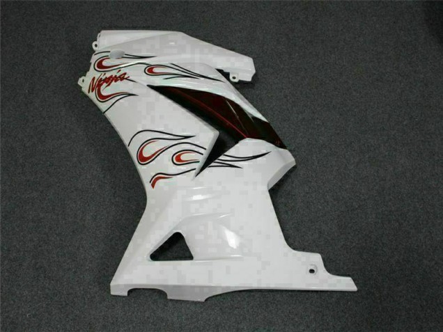 Carénage EX250 08-12 - Blanc Rouge