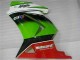 Carénage EX250 08-12 - Blanc Vert Noir Ninja
