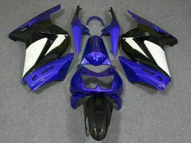 Carénage EX250 08-12 - Bleu Blanc Noir Ninja
