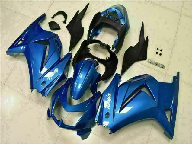 Carénage EX250 08-12 - Bleu Noir Blanc Ninja