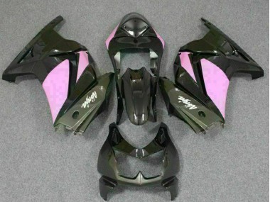 Carénage EX250 08-12 - Noir Rose Ninja