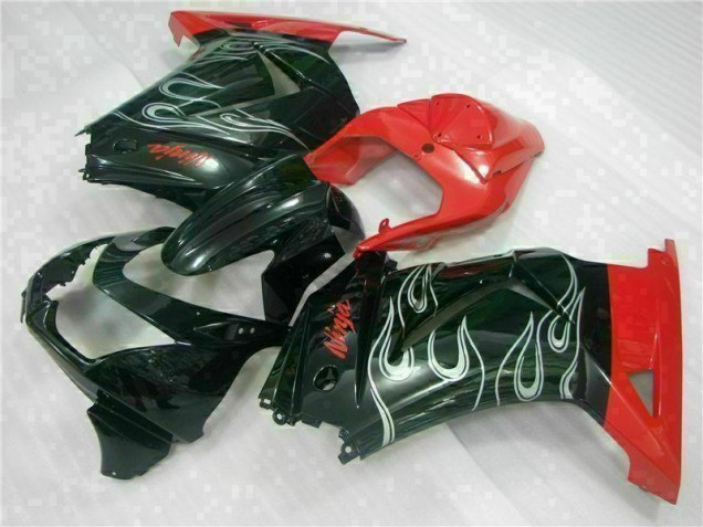 Carénage EX250 08-12 - Noir Rouge Ninja