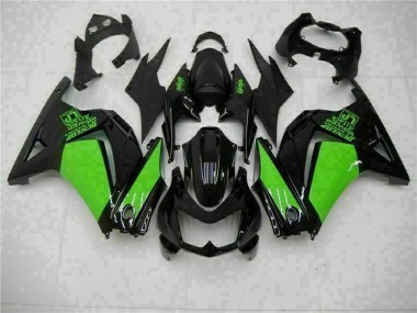 Carénage EX250 08-12 - Noir Vert Ninja