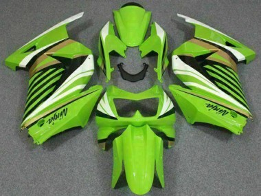 Carénage EX250 08-12 - Vert Blanc Noir Ninja