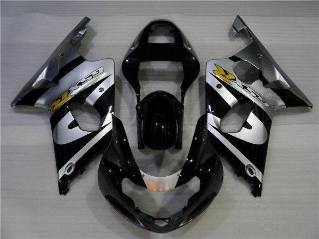 Carénage GSXR 1000 K1 00-02 - Argent Noir Carénage GSXR 1000 K1 00-02 - Argent Noir