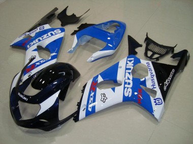Carénage GSXR 1000 K1 00-02 - Blakc Bleu Blanc