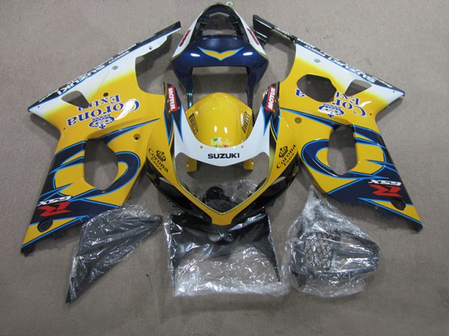 Carénage GSXR 1000 K1 00-02 - Jaune Bleu Corona Extra Carénage GSXR 1000 K1 00-02 - Jaune Bleu Corona Extra