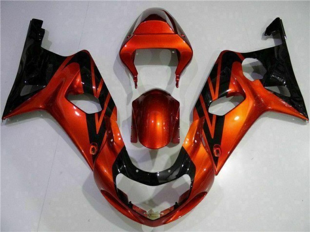 Carénage GSXR 1000 K1 00-02 - Orange Noir