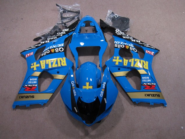 Carénage GSXR 1000 K3 03-04 - Bleu Rizla Q8 Oils Carénage GSXR 1000 K3 03-04 - Bleu Rizla Q8 Oils