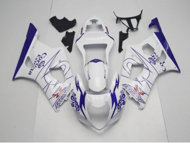 Carénage GSXR 1000 K3 03-04 - Bleu Whie Corona