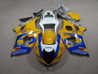Carénage GSXR 1000 K3 03-04 - Jaune Bleu Corona Extra