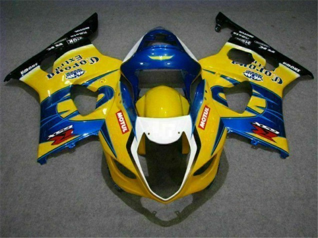 Carénage GSXR 1000 K3 03-04 - Jaune Bleu Carénage GSXR 1000 K3 03-04 - Jaune Bleu